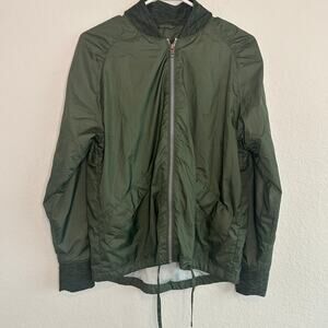 Prana Center Jacket Forest Green Full Zip Sz XS